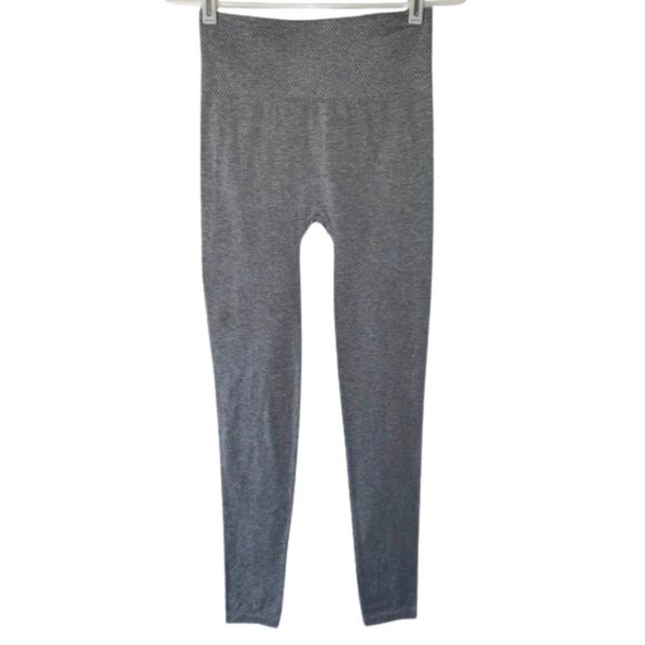 2 for $15 NWT Wonderly Fleece Lined Seamless Soft Leggings Grey Size M Cozy Warm - Picture 3 of 7